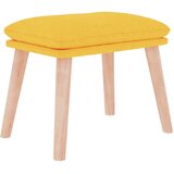  Stolica za ljuljanje s osloncem za noge od tkanine boja senfa | Shoptok.si