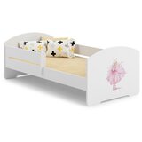 Kobi Furniture Otroška postelja LUK 160x80 z ograjami - Princeska v kroni, (21960910) | Shoptok.si