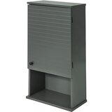 SoBuy stenska omarica z enojnimi vrati v sivi barvi v stilu minimalizma, (20814709) | Shoptok.si
