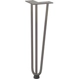  Noge s ukosnicama za stolić za kavu 4 kom. Prirodni čelik 42 cm Puni čelik | Eponuda.ba