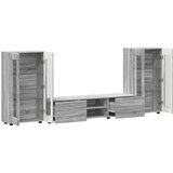  Set TV komoda FLORIN 3 pcs Siva Sonoma Konstruirano drvo | shoptok.hr