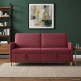 SOFA s pohranom Vinska crvena 172 x 78 x 87 cm Poliester | shoptok.hr