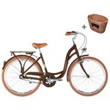  BICIKL KENZEL BELLISSIMA CLASSIC 26" gradski bicikl - Smeđa - 26" | shoptok.hr