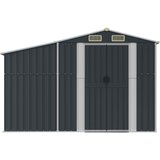  Vrtna kućica antracit 277 x 365,5 x 179 cm od pocinčanog čelika | shoptok.hr