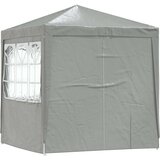 Šator za zabave Svijetlo siva 200 x 200 x 240 cm PE i čelik | shoptok.hr