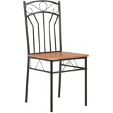 Maison Chic Jedilni stoli - Vzorci stoli 2 kosa rjavi mediapan A386, (22032064) Cene