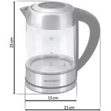 Berdsen električno stakleno kuhalo za vodu s regulacijom temperature 1,7 l, 2200 W | shoptok.hr