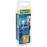 Rapid Slepa kovica ALU (Premer zakovice: 4 mm, Dolžina zakovice: 12 mm, 50 kos) Cene