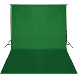 vidaXL Pozadinski sustav s potporom 300 x 300 cm zeleni | shoptok.hr