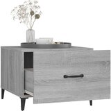  Klubska mizica s kovinskimi nogami 2 kosa 50x50x40 cm, (20715580) | Shoptok.si