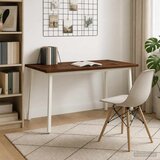  Stol za blagovanje s prirodnim rubom 140 x 90 x 75 cm Slike