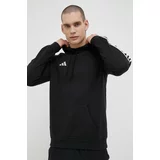 Adidas Pulover od trenirke Tiro 23 črna barva, s kapuco
