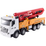 Kamion sa pumpom za beton na daljinsko upravljanje Huina 1:18 - žuto/crveni | shoptok.hr