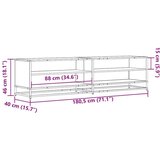 vidaXL TV ormarić smeđi hrast 180,5x40x46 cm konstruirano drvo | shoptok.hr