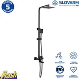 Slavina za tuš kabinu i usponski tuš INOX - Slovarm - CRNI 489368