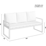 Bessagi Garden lounge garnitura ariella, svetlo siva, akacija | Shoptok.si