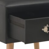  Noćni ormarići 2 kom crni 40 x 35 x 40 cm od umjetne kože | Eponuda.com