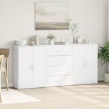  Komoda 3 kom bijela 60x31x84 cm od konstruiranog drva | shoptok.hr