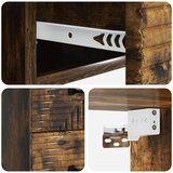  Noćni ormarić za montažu na zid s ladicama 2 pcs Dimljeni hrast | shoptok.hr