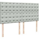  Krevet s oprugama i madracem svjetlosivi 180x200 cm baršunasti | shoptok.hr
