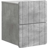  Stenski nočni omarici 2 pcs Betonsko siva 33 x 34,5 x 43 cm, (5000209780) | Shoptok.si