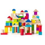  Drvene kocke u boji -100 delova | Eponuda.com