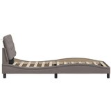  posteljni okvir brez vzmetnice Taupe 90x200cm Tkanina, (22012048) | Shoptok.si