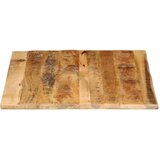 Stolna ploča 100x80x3 8 cm masivno drvo manga sa živim rubom | shoptok.hr