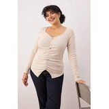 Trendyol Ženska bluza Tbbaw26Af00029, Bež | Eponuda.com