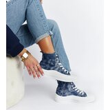 Gemre Navy platform sneakers Vicente Cene