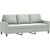  Trosjed svjetlosivi 180 cm baršunasti | shoptok.hr