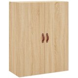  Visoka komoda hrasta sonome 69,5x34x180cm od konstruiranog drva Smeđa | Shoptok.si