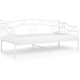  Posteljni okvir bel kovinski 90x200 cm, (20647676) | Shoptok.si