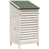  Vrtna Šupa Bijela 59 x 56 x 113,5 cm Čvrsto drvo jele | Eponuda.ba