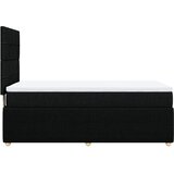  Krevet s oprugama i madracem crni 100 x 200 cm od tkanine | shoptok.hr