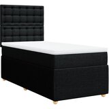 Maison Chic Box spring postelja - Vzmetna postelja z vzmetnico črna 80x200 cm blago SL23936, (21879960) | Shoptok.si