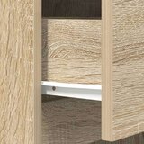 vidaXL Nočna omarica sonoma hrast 39x35x65 cm inženirski les | Shoptok.si
