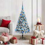 vidaXL Umestno božično drevo Zelena 120 cm PVC, jeklo in plastika | Shoptok.si