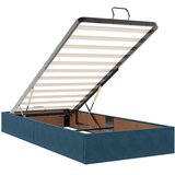  Otomanski okvir kreveta s madracima plavi 180x200cm baršunasti | shoptok.hr