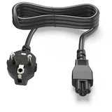 Strujni Kabel (1.2m, EU (Šuko) na 3-polni C5, crni)