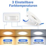 HEROMIND komplet 6 ultra ploskih vgradnih zatemnljivih led reflektorjev | Shoptok.si