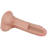 Lovetoy Nature Cock - dvostruki slojni realistični dildo - 18cm (prirodni) | shoptok.hr