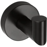 zidna kukica x-round 5,5x6,5 cm crna
