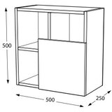 Hanah home Višenamenski ormar Abra Left Up Walnut White | Eponuda.com