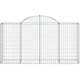  Gabionska košara s lukom 200x50x100/120 cm pocinčano željezo | shoptok.hr