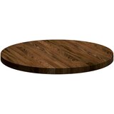  Gornji dio stola Tamno smeđa Ø 50 x 2,5 cm Čvrsto Hrastovo Drvo | shoptok.hr