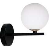Candellux kama zidna lampa crna+zlatna 1X28 G9 bela abažur Cene
