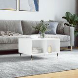 vidaXL Stolić za kavu bijeli 60 x 50 x 36 5 cm od konstruiranog drva | shoptok.hr