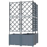  Vrtna saksija 3 pcs Svijetlo siva 80 x 80 x 143 cm Plastika | Eponuda.com