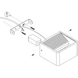 Eglo Doninni 1 vanjska/zidna, led, 6w, 750lm, bijela | shoptok.hr